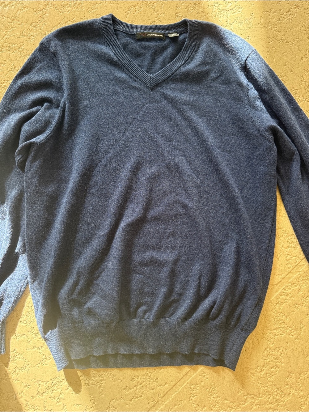 Greg Norman Collection Men's Navy V-Neck Sweater